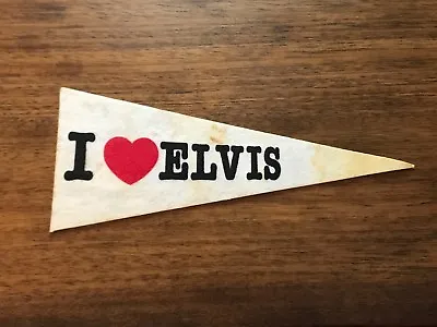 Elvis Presley I Love Elvis Original Pennant   • $95