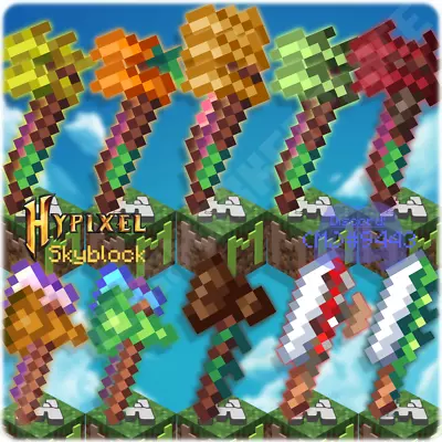 Hypixel Skyblock - Farming Tools (ANITA & JACOB) - (Fast & Safe 100% Seller) • $12.87