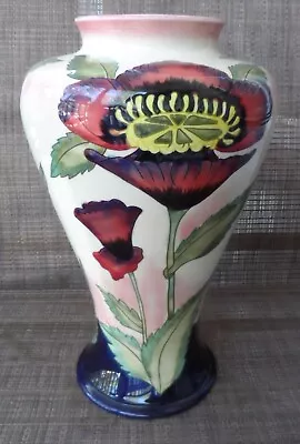 Cobridge Moorcroft 10  Stoneware Vase England '01 • $225