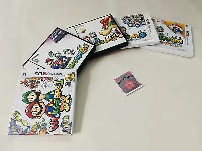 Nintendo DS 3DS Mario & Luigi Superstar Saga Partners In Time Inside Story Japan • $94.99