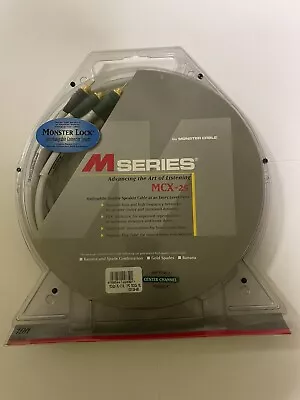 Monster Cable New M Series Speaker Cables MCX-2S 10 Ft • $49.99