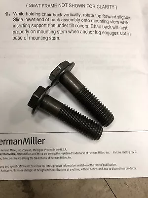 Herman Miller Mirra Office Desk Chair Back M10 Bolts • $12