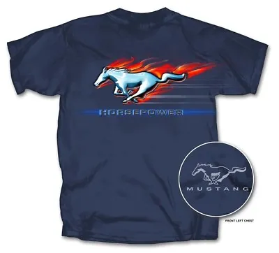 Mustang HORSEPOWER Logo Shirt. Cool Ford Shirt! Great For ANY Mustang Owner SALE • $30.35