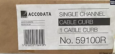 Accodata 1.5m Single Channel Cable Curb Black Protection (VAT Invoice) • £14.95