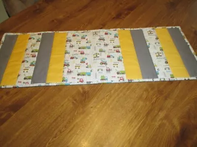 Toy Trucks Print Cotton Handmade Quilted Baby Bassinet Liner Changing Pad   • $6.99