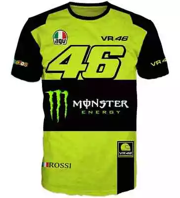 Personalized- New Men's T-shirt Yamaha VR46  Size S- 5XL • $29.90