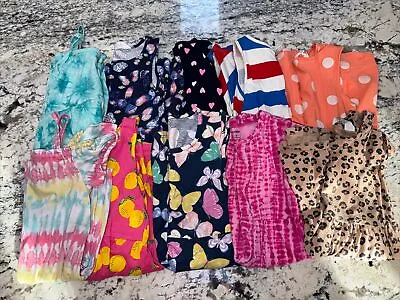H&M Old Navy Girls Cotton Dresses Size 4-6 Sleeveless Casual Lot X 10 • $35