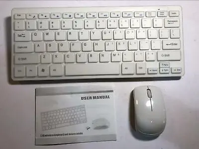 2.4Ghz Wireless MINI Keyboard And Mouse Boxed Set For 2011 I Mac IMac • £15.99