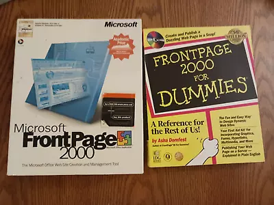 Microsoft FrontPage 2000 With For Dummies Reference Guide • $19.95