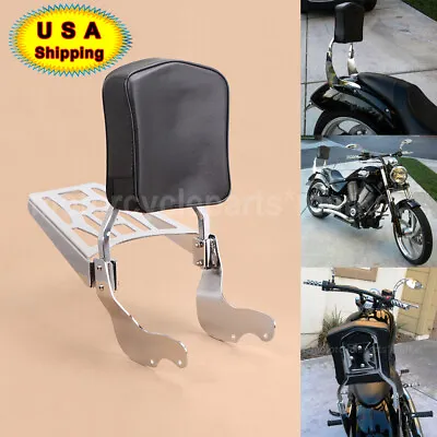 Passenger Backrest + Luggage Rack Side Plates For Victory Kingpin Vegas 8 Ball • $136.78