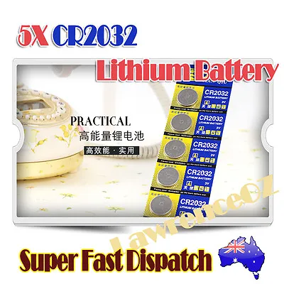 5 X Genuine TIANQIU CR2032 Lithium Battery Brand New 3Volts • $13.99