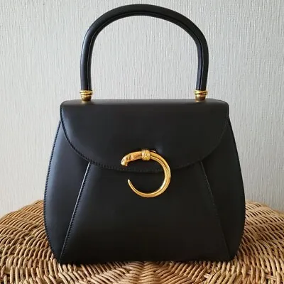 $563.12 • Buy Cartier Panther Handbag Black