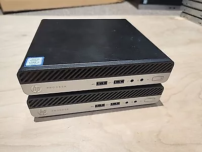 Lot Of 2 HP ProDesk 400 G5 USFF Intel Core I5 NO OS/HD/RAM/AC • $61