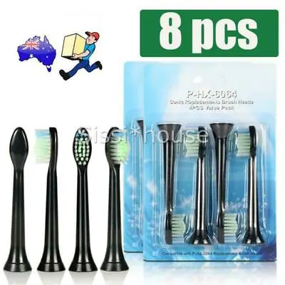 $20.89 • Buy 8PCS Replacement Brush Heads For Philips Sonicare Toothbrush Clean HX6064 AU