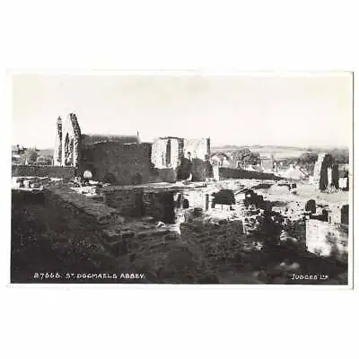 £4.99 • Buy ST DOGMAELS Pembrokeshire, The Abbey RP Postcard By Judges, Unused