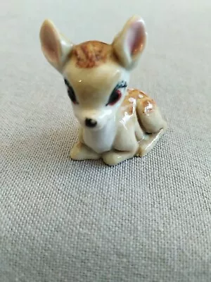 Vintage Wade Whimsies Figurine Disney Bambi Fawn • £9