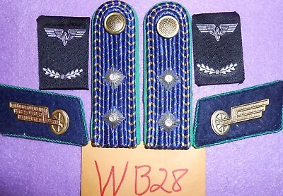 WB28 Pair Of East German Railroadman's Shoulder Boards Rank Of Unterassistent • $26