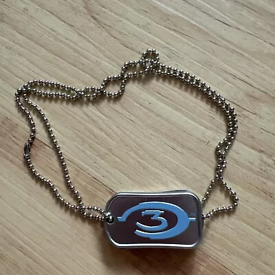 Halo 3 2007 Promo Dog Tag Rare Xbox Game Merchandise (broken) • $45