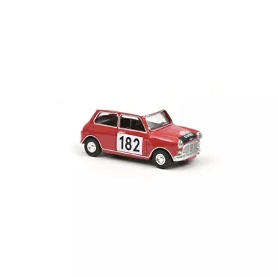 Norev 1/64 1964 Mini Cooper S Tartan Red Rally #182 (mini Jet) 310522 • £11.30