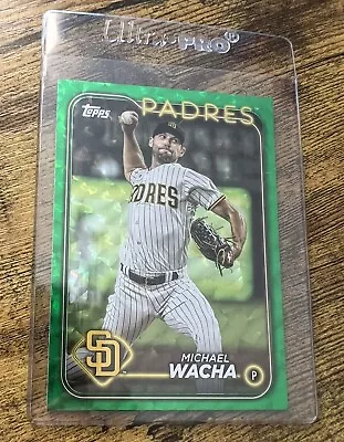 2024 Topps Series 1 Michael Wacha 463/499 Green Foilboard #245 Padres Mint Card • $2.99