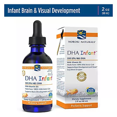 Nordic Naturals Pro DHA Infant - Omega-3s And Vitamin D3 For Development 2 Oz. • $15.26