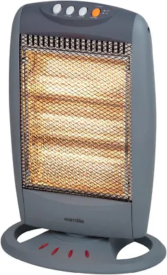 £29.99 • Buy Warmlite WL42005 3 Bar Halogen Heater Carry Handle Safety Tip Over Switch 1200W