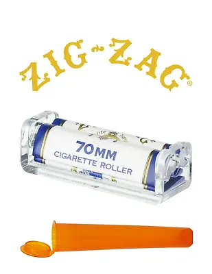 Zig Zag 70mm Roller Rolling Machine Single Wide 1.0  W/free DoobieTube! USA SHPD • $5.48