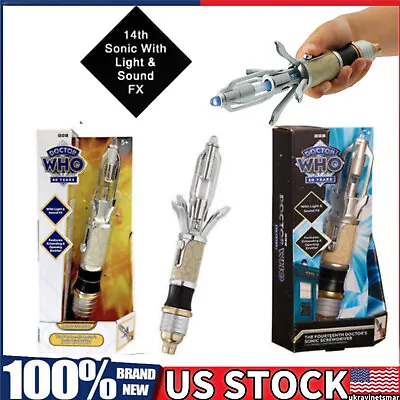 Doctor Who The 14th Doctor's Sonic Screwdriver Model Light & Sound Effects US • $28.99