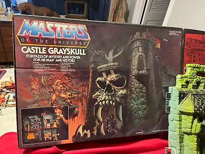 Vintage 1981 Masters Of The Universe MOTU Castle Grayskull In Box • $199.99