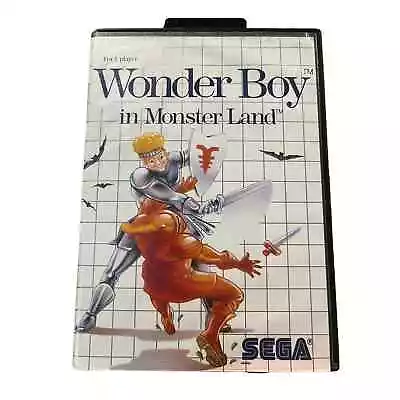 SEGA Wonder Boy In Monster Land - Tested/working  • $49.99