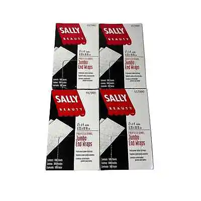 $13.45 • Buy Sally Beauty Professional 2.5x4  Jumbo End Wraps For Perm Rods #157990 - 4 Packs