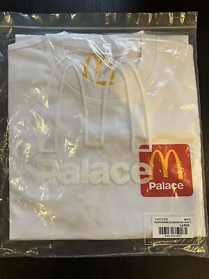 Palace McDonalds Description T-shirt 2 White Large Sealed Ready For Shipment • £85