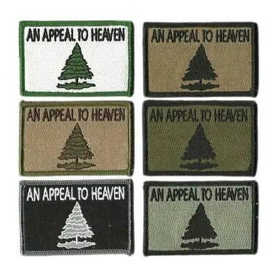 2 X3  Appeal To Heaven Tactical Patches VELCRO® BRAND Fastener Morale HOOK PATCH • $5.95