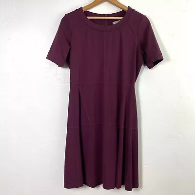 $9.98 • Buy Athleta Womens Dress Short Sleeve Maroon Athleisure Size Small