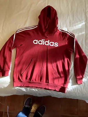 Tri-Stripe Adidas Hoodie • $15