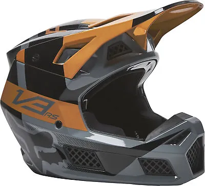 Fox Racing V3 RS RIET HELMET (Black/Gold) 28024-595-S • $519.95