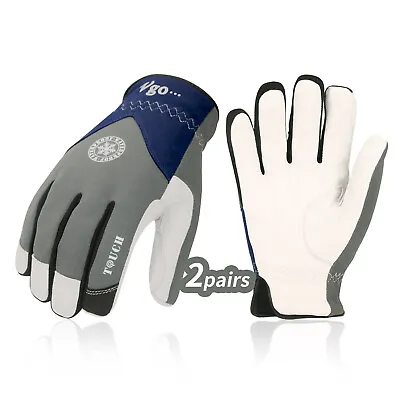Vgo 32℉ Goatskin Waterproof Winter Work Gloves(2 Sizes Smaller Than Regular Size • $32.78