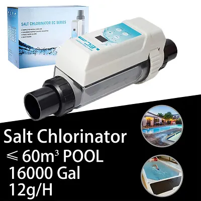 Up To 16000 Gallons Automatic Salt Water Chlorination System For Swimming Pools • $429.98