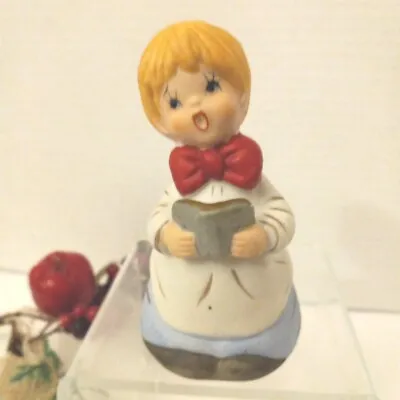 VIntage Merri Bells Choir Altar Boy 4  Singing Hymns Carols 1980 JASCO Porcelain • $10.98