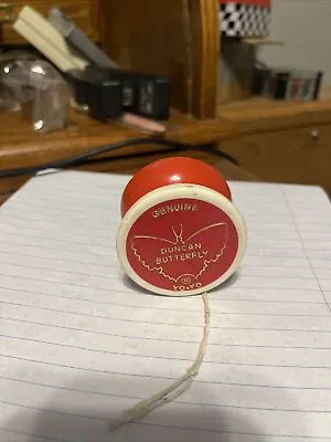 Vintage 1970s Genuine Duncan Butterfly Yo-Yo With Orange/Yellow • $15