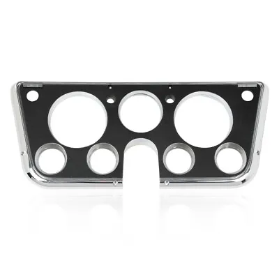 Fit For 1967-1972 Chevy C10 Truck Dash Bezel Chrome Black 7 Hole Plastic Part • $28.89