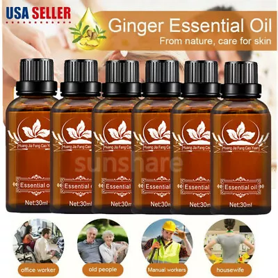 $7.95 • Buy 10-1 Belly Lymphatic Drainage Ginger Oil Plant Therapy Massage Essence Slim Oils