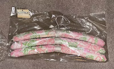 Lilly Pulitzer  Vintage Floral Padded Hangers 15  • $35