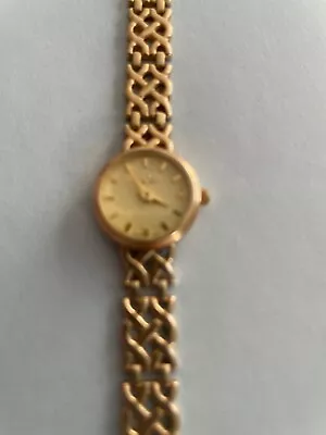 Rotary 9ct Gold Ladies Watch On 9ct Celtic Style Bracelet 16g • £395