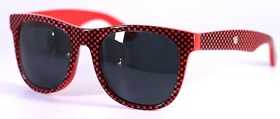 MOSLEY TRIBES Free City Rainbow RCHK Red Check Gray Lens Sunglasses 53-19-145 • $49.99