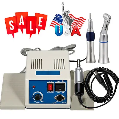 Dental Lab Marathon Electric Micromotor & 35K PRM Motor & Contra Angle Straight • $89.99