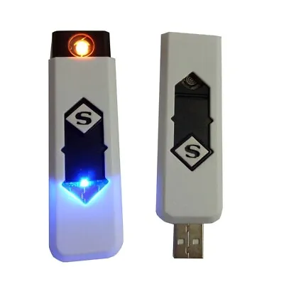 USB Rechargeable Cigarette Lighter Mini Portble USB Port Electronic Windproof • $2.99
