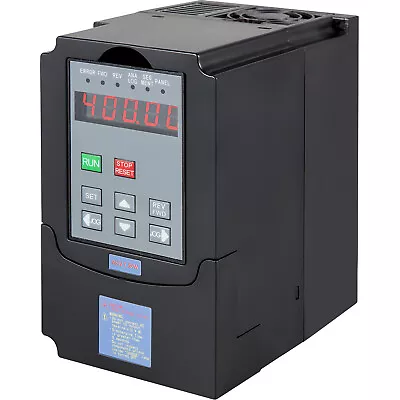 VEVOR 2HP 1.5KW VFD Single Phase Variable Frequency Drive Inverter VSD VFD • $59.39