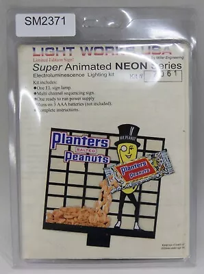 Planter's Salted Peanuts Animated Neon Sign 7061 Miller Engineering SM2371 • $74.20