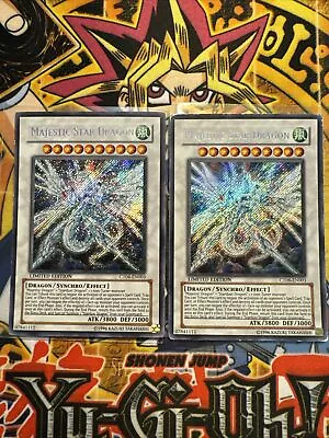 X2 Majestic Star Dragon - Secret Rare - CT06-EN003 MP X2 1-2 • $9.50